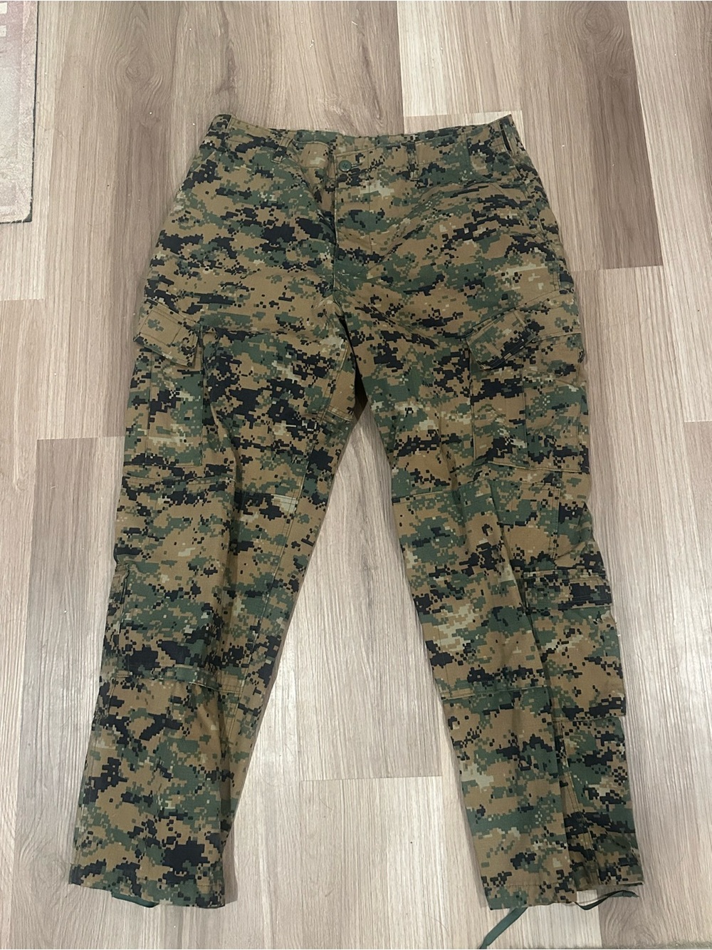 USMC Marine Corps Woodland Digital MARPAT Trousers Pants MCCUU Large Regular